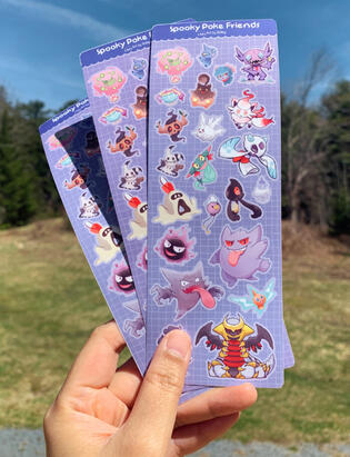 Spooky Poke Friends Sheet