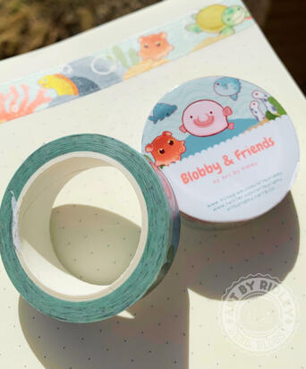 Blobby and Friends Washi Tape